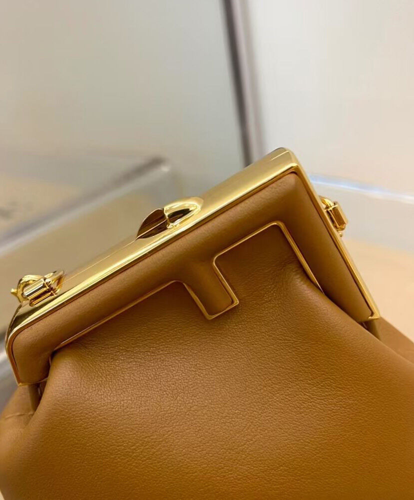 Fendi Nano First Charm Bag 7AS051 Apricot